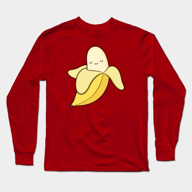 Banana Long Sleeve T-Shirt by kimvervuurt